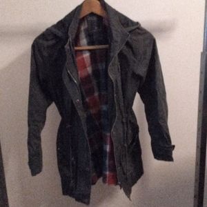 Hollister jacket, dark green, talk prices